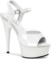 EU 42,5 = US 12 | DELIGHT-609 | 6 Heel, 1 3/4 PF Ankle Strap Sandal