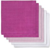 Jollein Hydrofiel Luier - Fuchsia/Roze/Wit (6-pack)