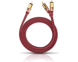 Oehlbach: NF Y-Sub 200 Subwooferkabel 2,0 meter - Rood