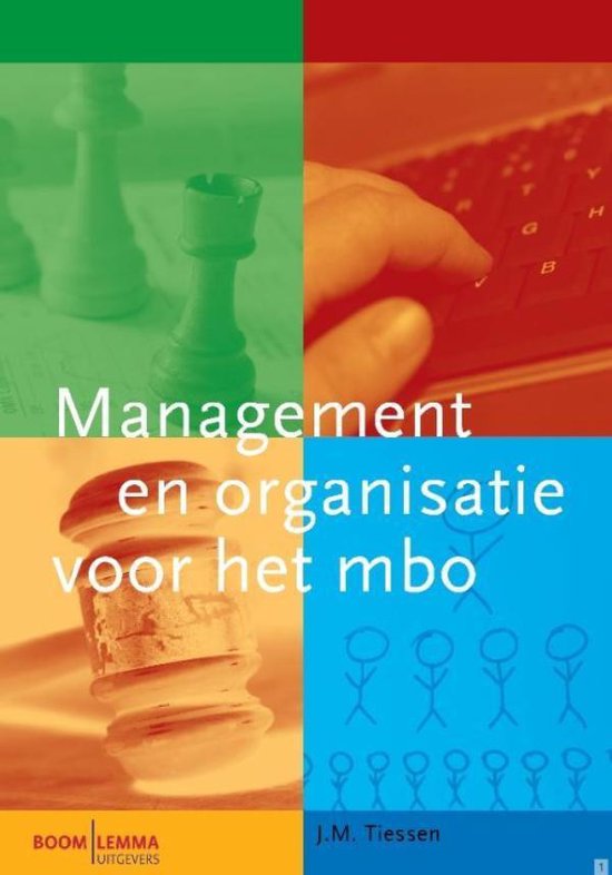 Cover van het boek 'Management en organiatie voor het mbo' van Hans Tiessen