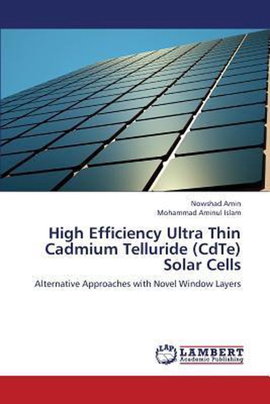 High Efficiency Ultra Thin Cadmium Telluride (CdTe) Solar Ce ... - cover
