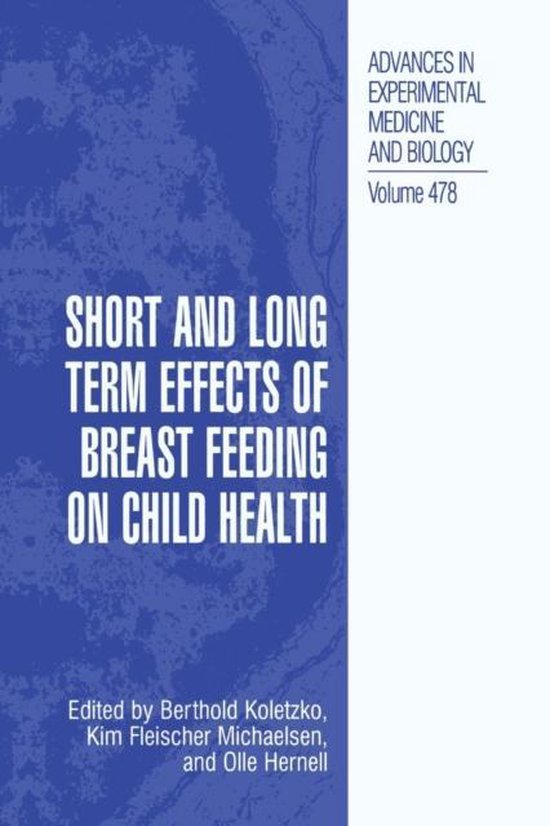 Short and Long Term Effects of Breast Feeding on Child Healt ... - cover