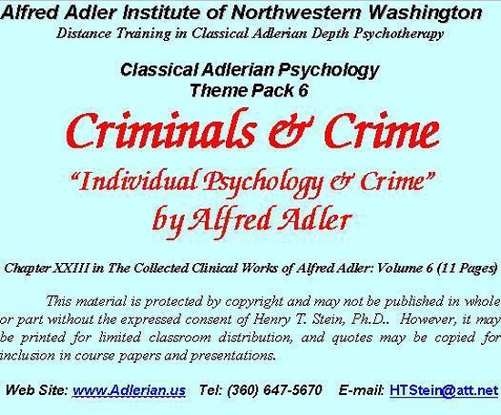 Classical Adlerian Psychology Theme Packs - Classical Adleri ... - cover
