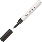 Pilot Pintor Zwarte Verfstift - Fine marker met 1,0mm schrijfbreedte - Inkt op waterbasis - Dekt op elk oppervlak, zelfs de donkerste - Teken, kleur, versier, markeer, schrijf, kalligrafeer…