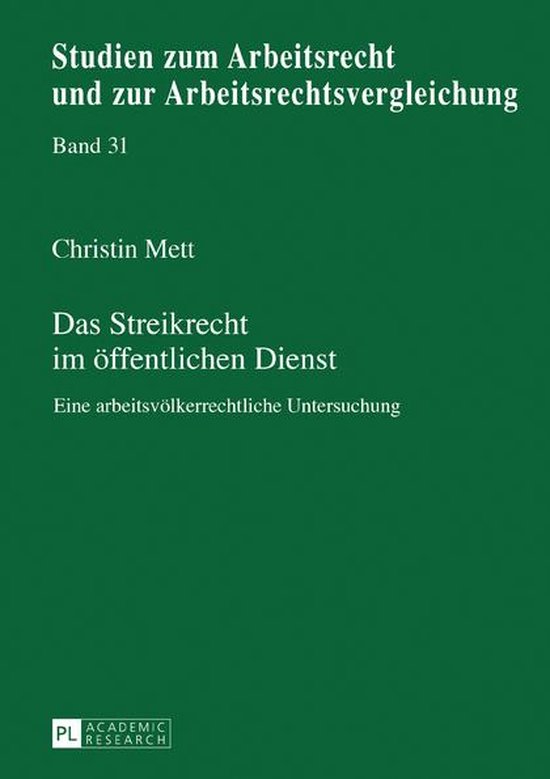 Studien zum Arbeitsrecht und zur Arbeitsrechtsvergleichung 3 ... - cover