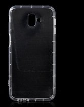 Geschikt voor Samsung Galaxy J6 Plus (2018) TPU Hoesje Transparant