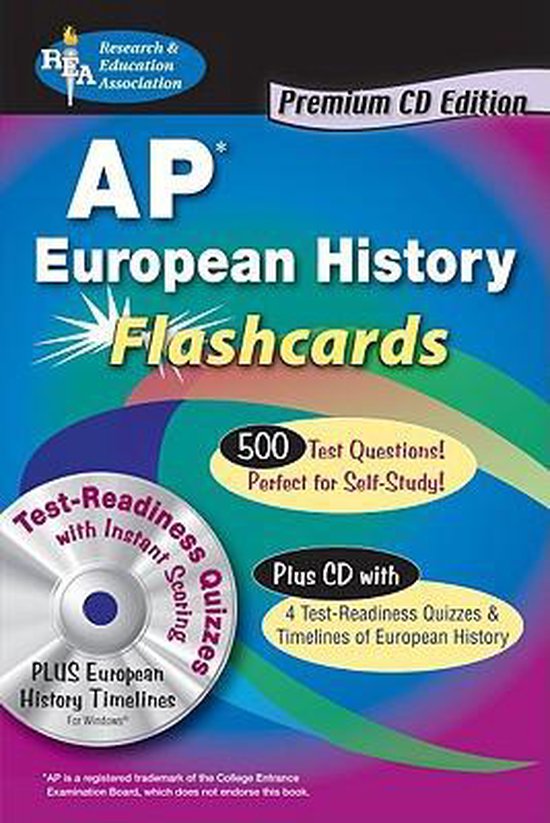 AP European History Flashcards, Mark Bach 9780738605081 Boeken