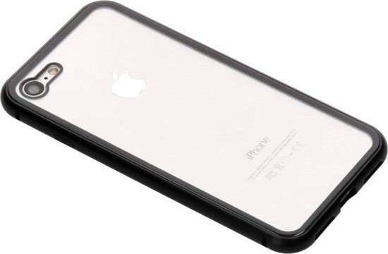 Verleden Wapenstilstand massa Zwart magnetisch hoesje iPhone 8 / 7 | bol.com