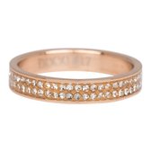 iXXXi Jewelry - Vulring - Rose Goudkleurig - Double Zirkonia - 4mm