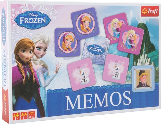 Implementeren Spelling Duplicatie Frozen Memory spel Anna & Elsa | Games | bol.com