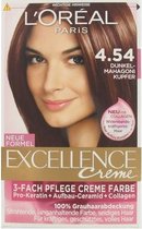 L`Oréal Excellence Creme 4.54 Donker Mahonie - Haarverf