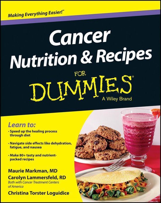 Cancer Nutrition and Recipes For Dummies - cover