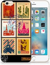 Geschikt voor iPhone 6s Bumper Hoesje Postzegels
