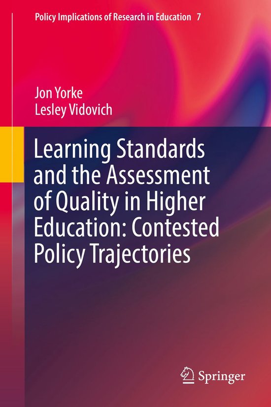Policy Implications of Research in Education 7 - Learning St ... - cover