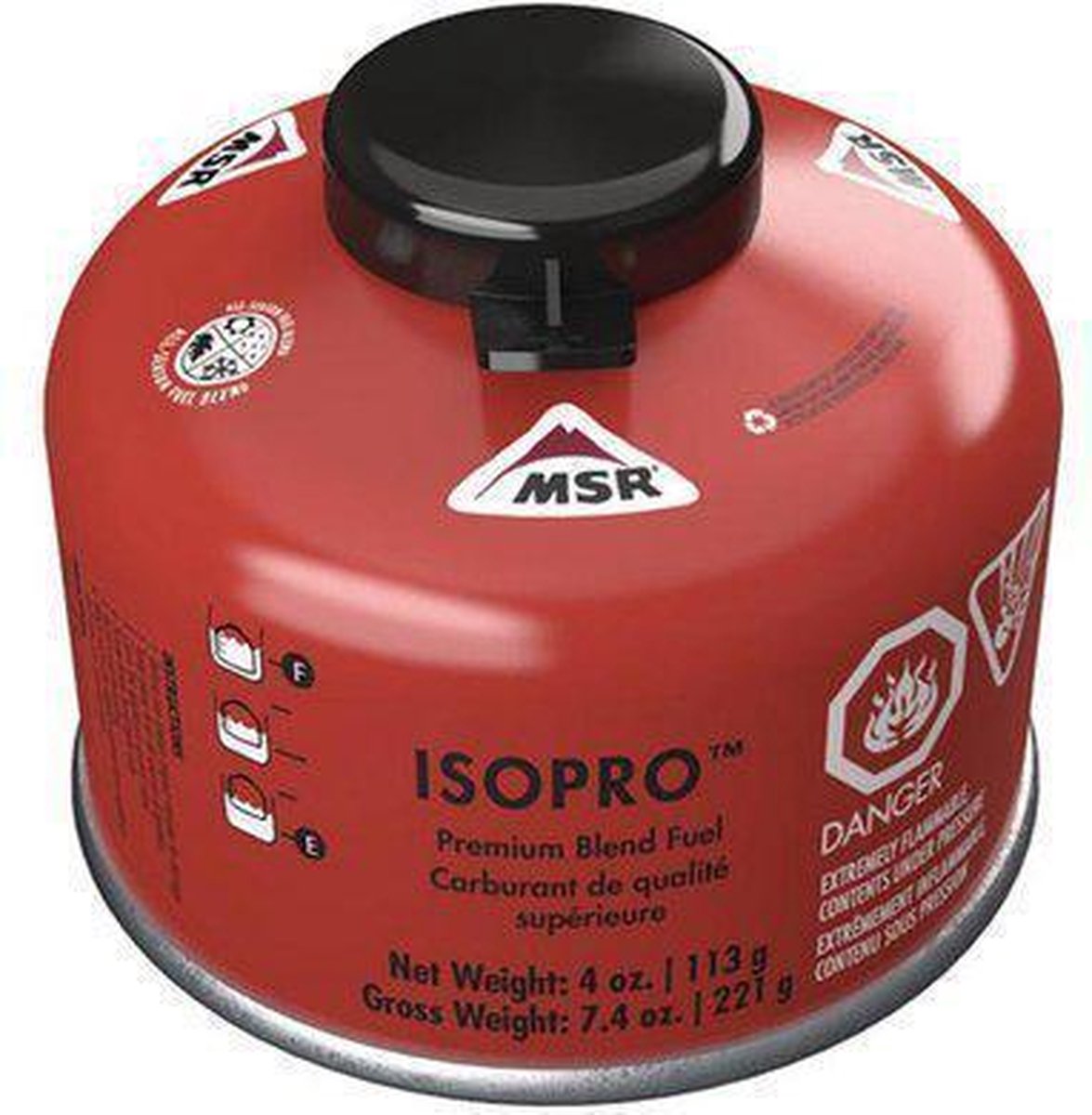 MSR IsoPro 110g Small, Europe (Maat - 110, Kleur - RED)
