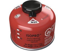 MSR IsoPro cartridge Gasfles 113g rood