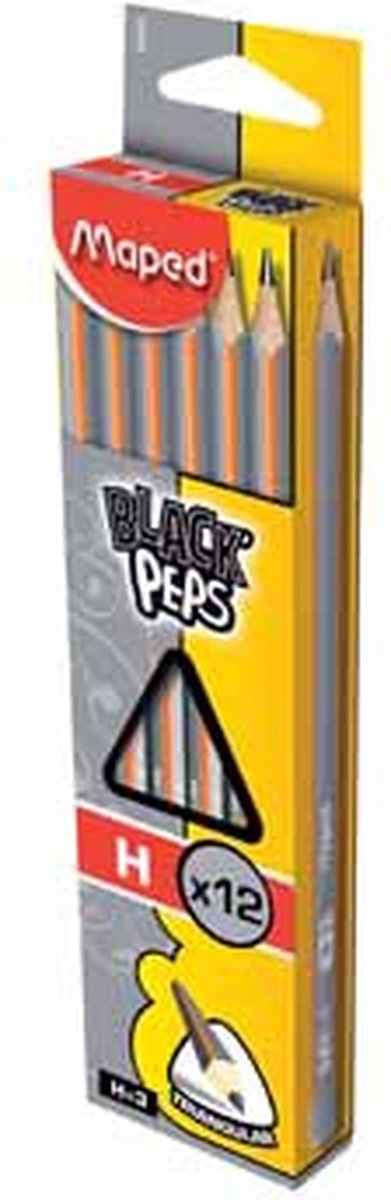 Maped potlood Black'Peps H zonder gum