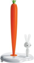 Alessi Bunny & Carrot - Keukenrolhouder - Fel wit