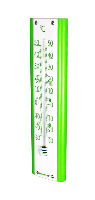 Kinderachtig onderhoud tobben EcoSavers Thermometer Binnen en Buiten met advieswaarden voor vriezer ,  koelkast en... | bol.com