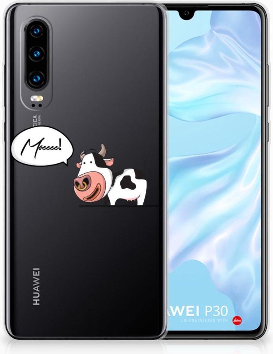 Huawei P30 Telefoonhoesje met Naam Cheeky Cow