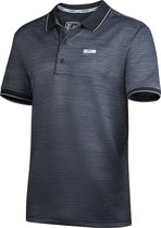 Sjeng Sports Mens Polo Andrew Heren Sportpolo - Maat M  - Mannen - zwart/grijs