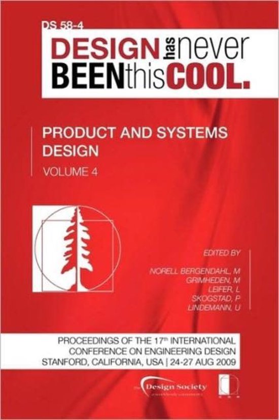 Proceedings of ICED'09, Volume 4, Product and Systems Design - cover