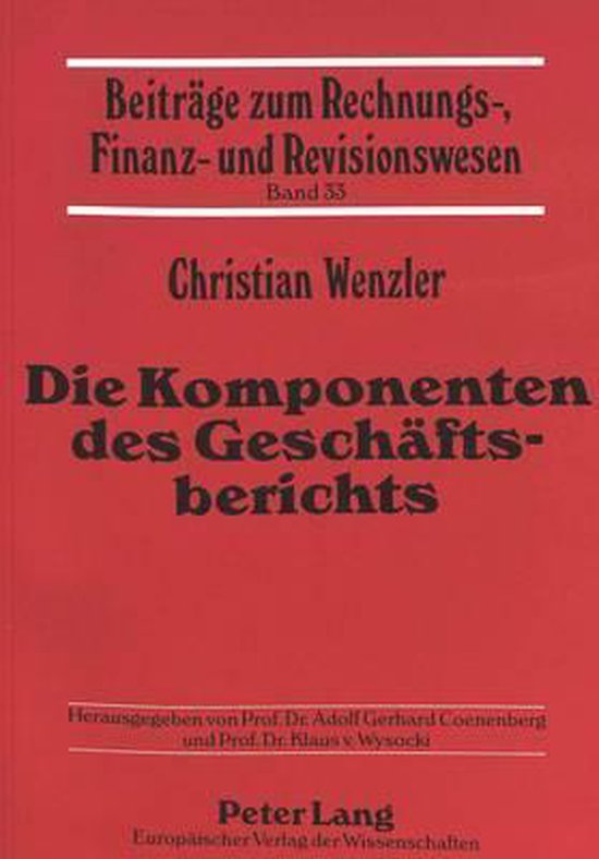 Die Komponenten Des Geschaeftsberichts - cover