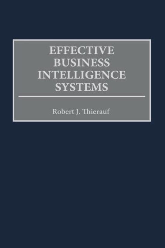 Effective Business Intelligence Systems - cover