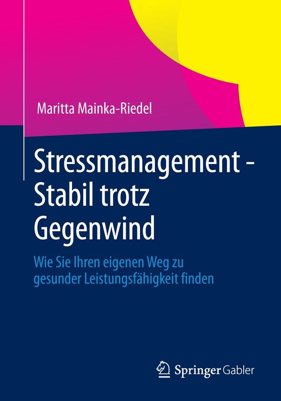 Business and Economics (German Language) - Stressmanagement  ... - cover