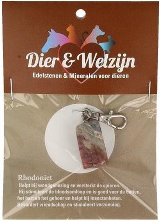 Halsband Hanger Rhodoniet Dier en Welzijn