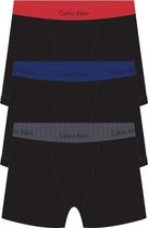 Calvin Klein Trunk Heren Boxershorts - 3-Pack - Rood/Blauw/Grijs - Maat XL