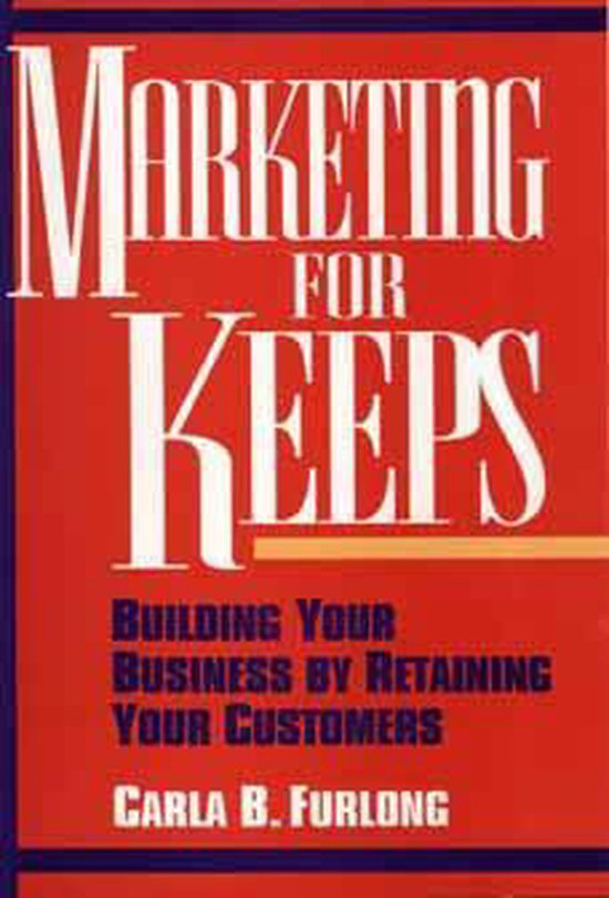 Marketing for Keeps - cover