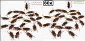 60x Kakkerlakken bruin 4,5cm