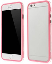 TPU Combo Bumper iPhone 6(s) - Licht Roze