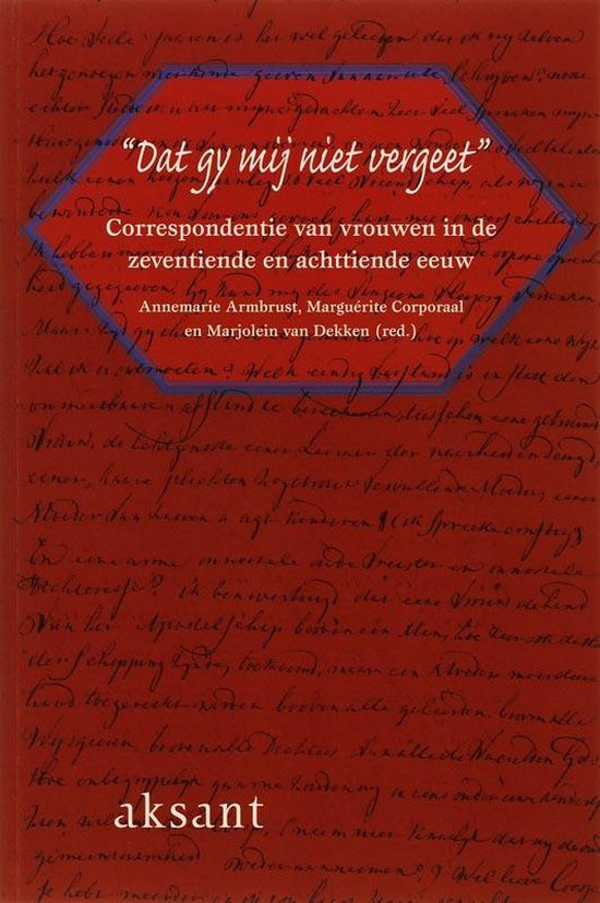 Cover van het boek 'Dat gy mij niet vergeet / druk 1'