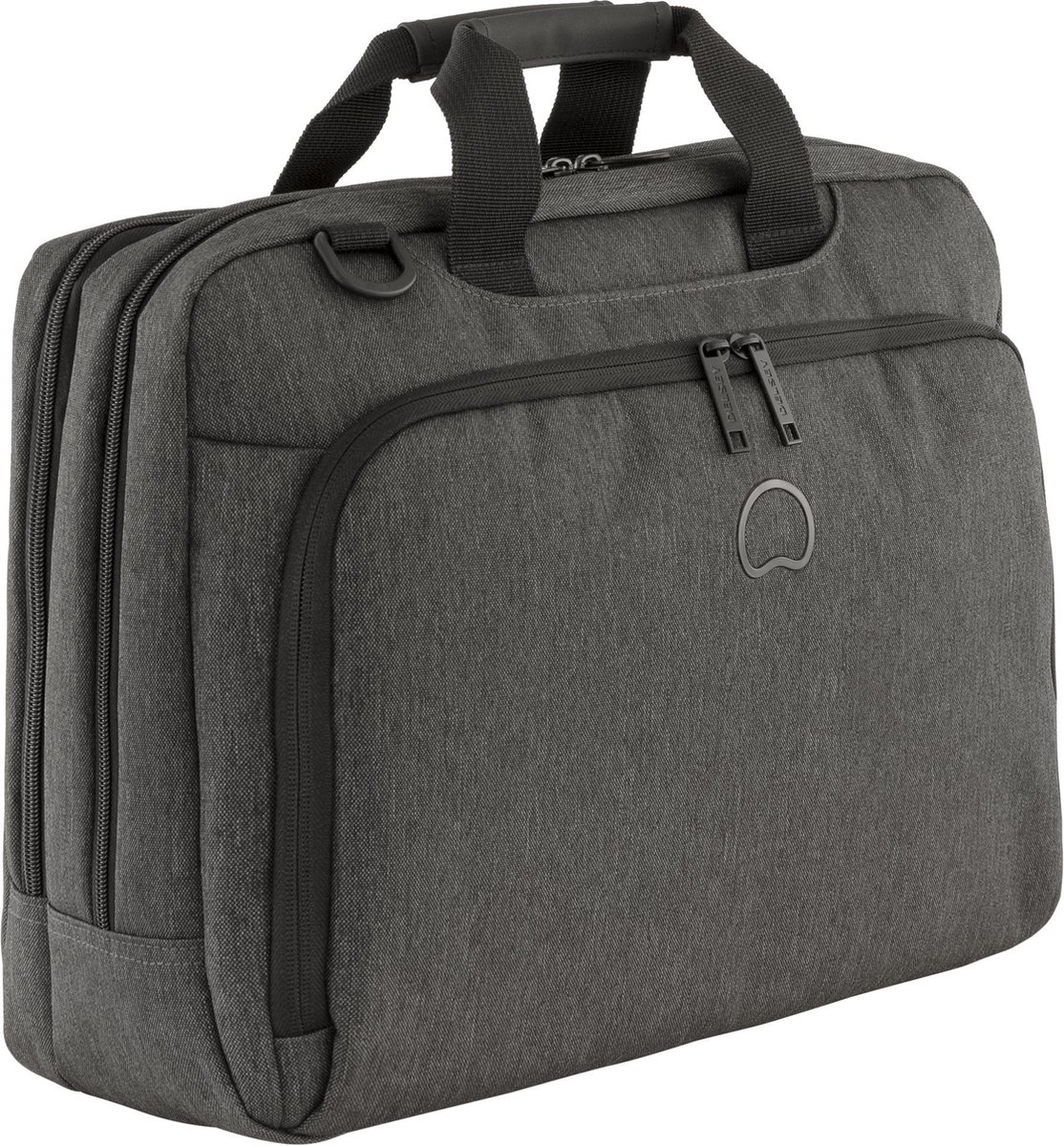 Delsey Esplanade Laptoptas 15.6 inch 2 Compartimenten Zwart