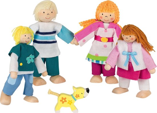 Duurzaam speelgoed 3 jaar Goki – poppenfamilie