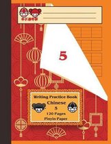 Writing Practice Book Chinese ( Volume 5 )120 Pages Pinyin Paper