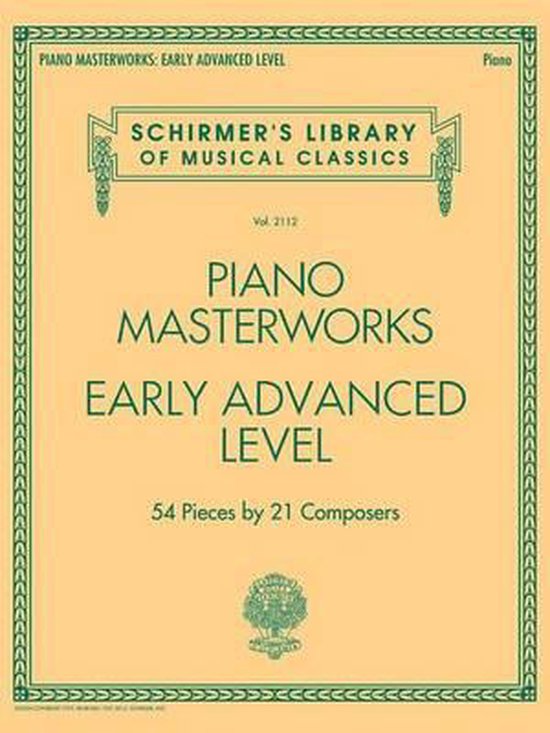 Piano Masterworks, Early Advanced Level