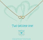 Heart to Get - Ketting met hanger - GeelGoud - Harten