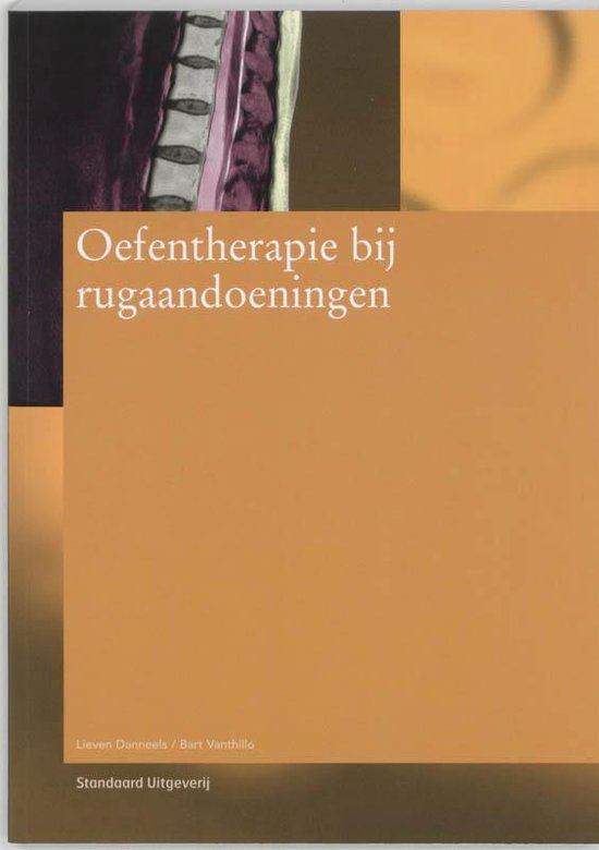 Cover van het boek 'Oefentherapie bij rugaandoeningen / druk 1'