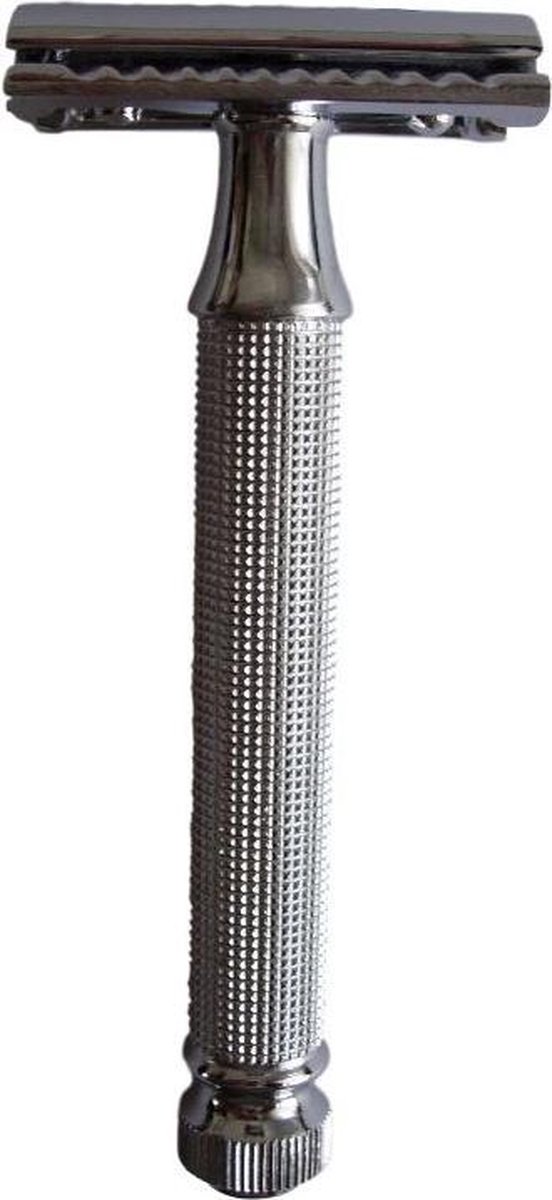 Tonsor Double Edge Razor Safety Razor Closed Roestvrij staal RVS klassiek scheermes gesloten kam. Krabbertje