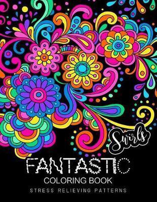Fantastic Swirls coloring book - cover