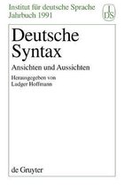 Jahrbuch Des Instituts F�r Deutsche Sprache- Deutsche Syntax