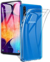 HB Hoesje Geschikt voor Samsung Galaxy A50 & A30s - Siliconen Back Cover - Transparant