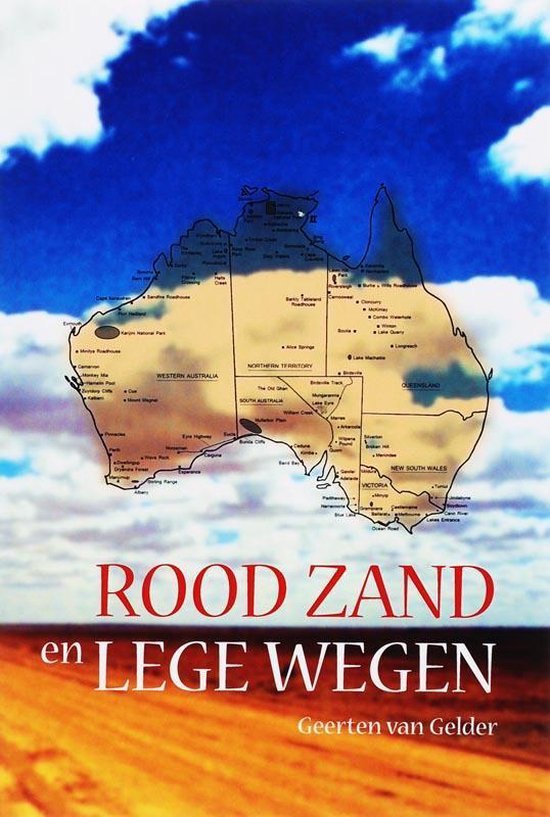 Cover van het boek 'Rood zand en lege wegen' van G. van Gelder