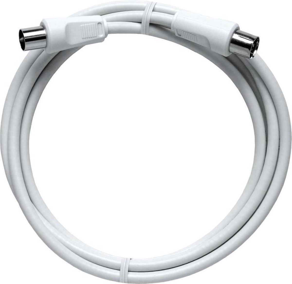 Axing BAK 200-80 coax-kabel 2 m IEC Wit