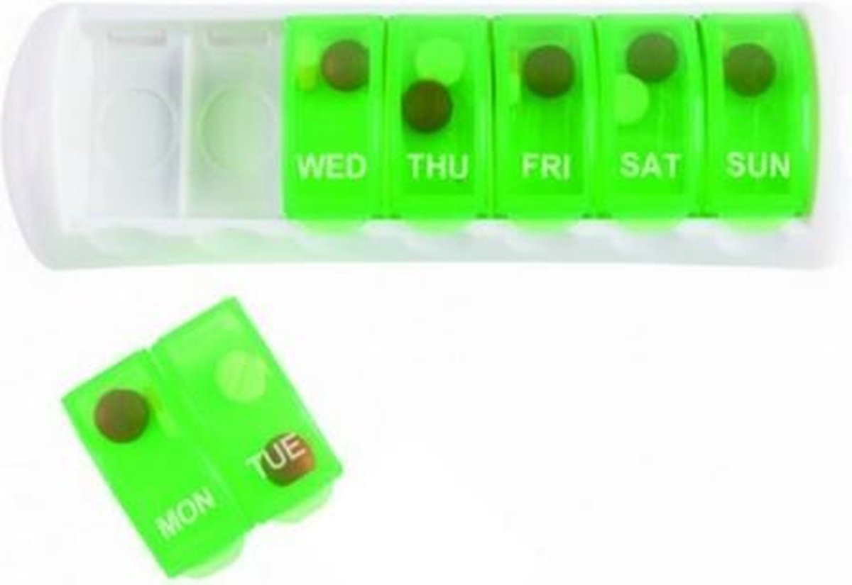 Pillendoos 7 dagen | Weekpillendoos | Medicijnendoos | Medicijnen | Medicijnen box