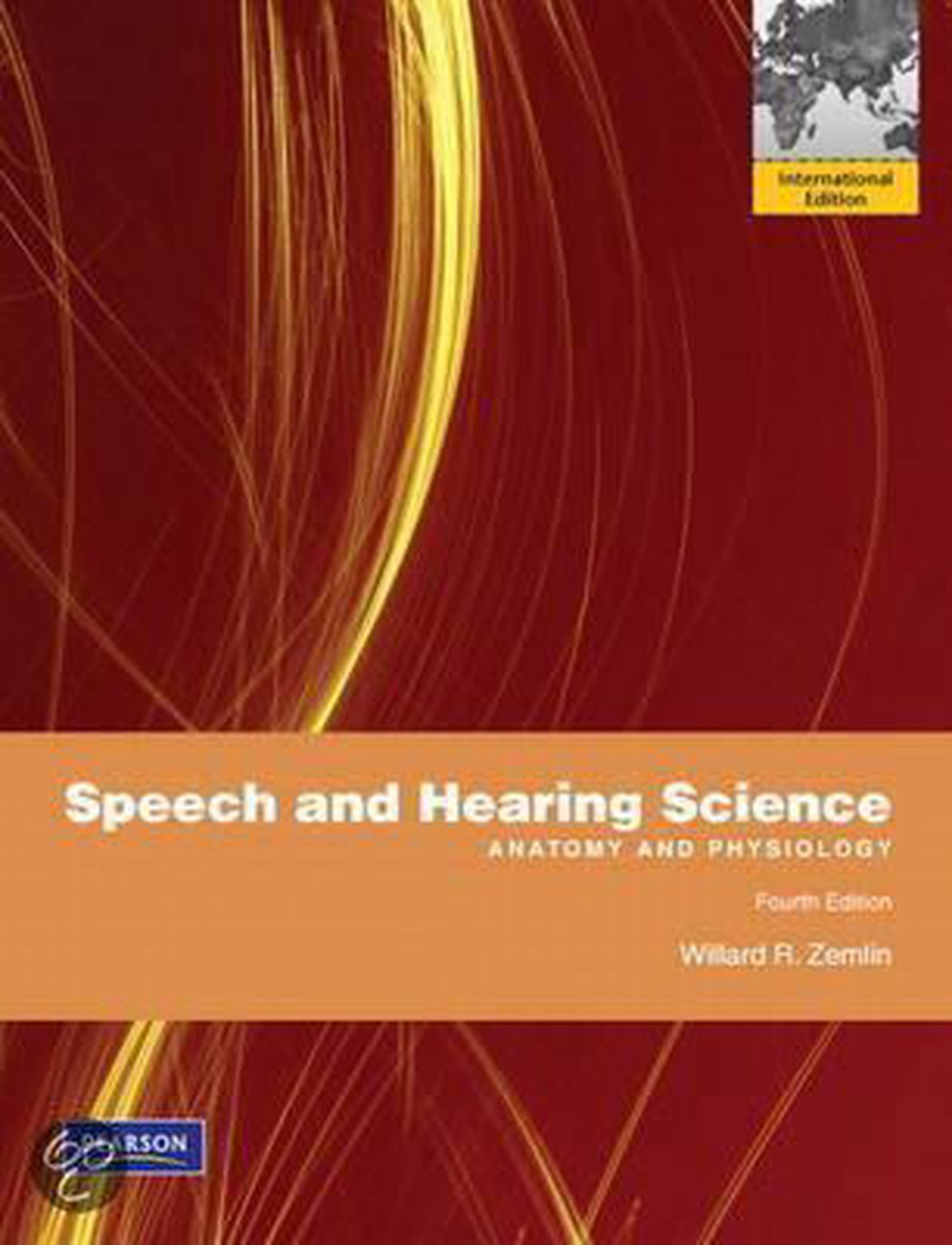 Speech and Hearing Science 9780132568333 Willard Zemlin