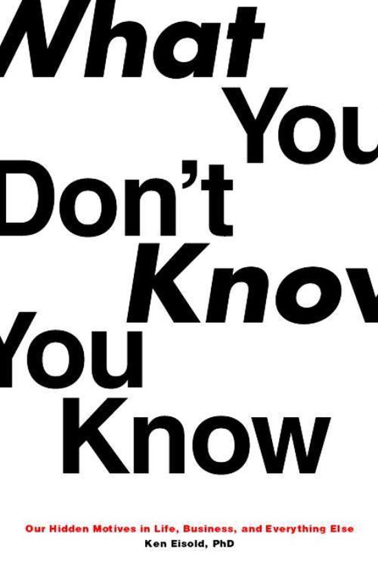 What You Don't Know You Know - cover